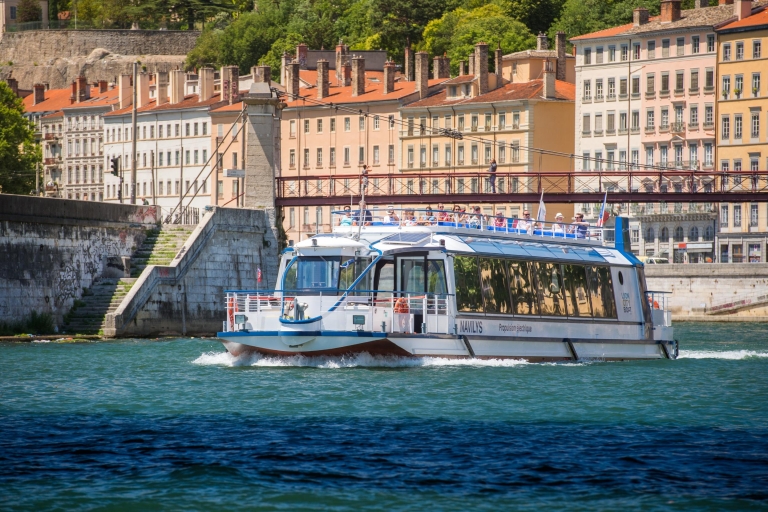 Lyon: Guided Sightseeing Cruise Lyon: Guided Sightseeing Cruise with Cap Ile Barbe