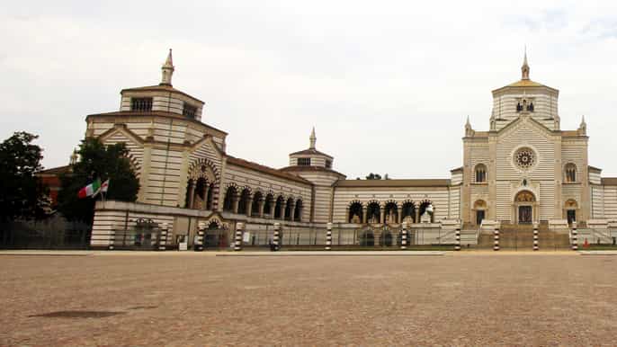 den monumentale kirkegården i milano guidet opplevelse