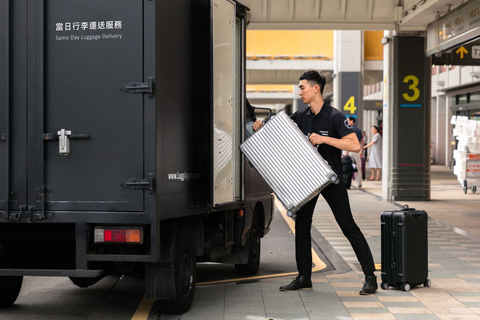 Livraison de bagages à l&#039;aéroport et à l&#039;hôtel le jour même à MacaoDe l&#039;aéroport/terminal de ferry à l&#039;hôtel