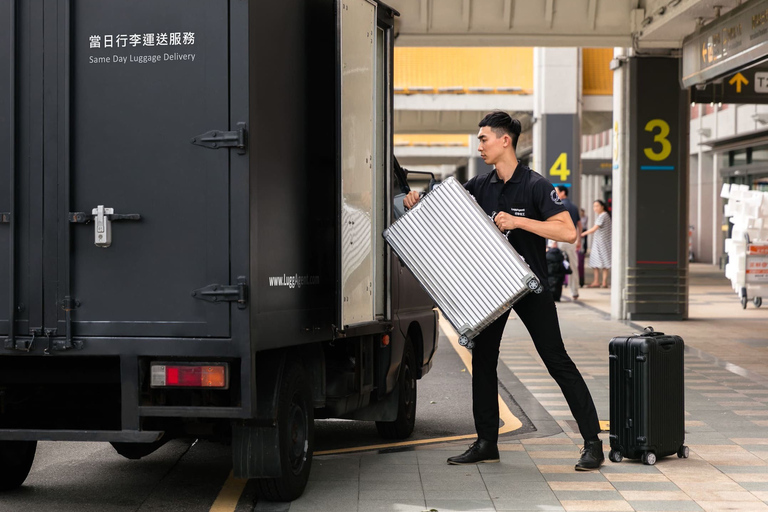 Livraison de bagages à l&#039;aéroport et à l&#039;hôtel le jour même à MacaoDe l&#039;aéroport/terminal de ferry à l&#039;hôtel