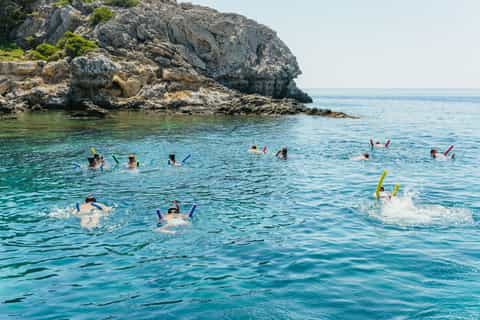 From Rhodes: All-Inclusive Catamaran Cruise with Swim Stops