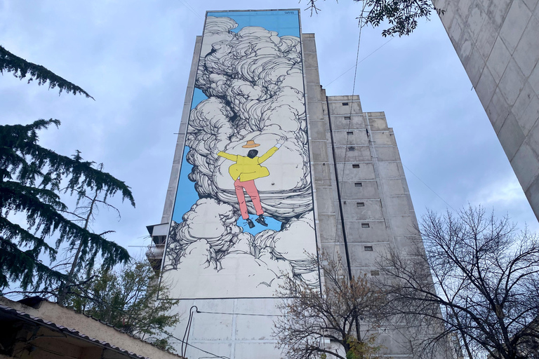 Tiflis: más de 100 graffitis y murales, visita guiada por el arte callejeroTiflis: Tour de Arte Callejero con almuerzo