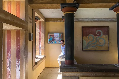 Visite guidée privée de Knossos et entrée coupe-file