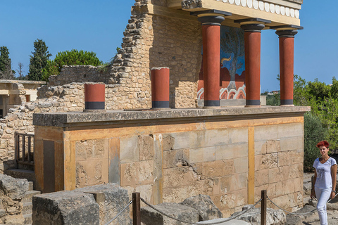 Palacio de Knossos: visita guiada privada con entrada sin colas