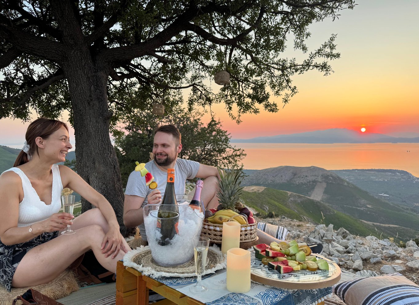 Solnedgangssafari på Thassos med gratis refill af prosecco og frugt