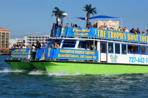 From Orlando: Clearwater Beach 2-Hour Dolphin Tour & Lunch