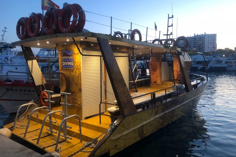 Ibiza : Croisière en bateau privée de 2,5 heures au coucher du soleil pour les grands groupesIbiza : Croisière privée de 3 heures au coucher du soleil pour les grands groupes