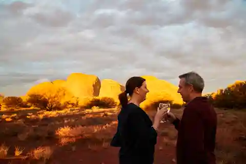 Kata Tjuṯa Sunset Tour with Sparkling Wine and Cheeseboard