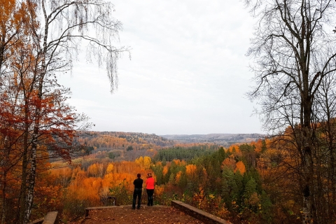 Découvrez le meilleur du parc national de Sigulda et Gauja en une journéeTour privé