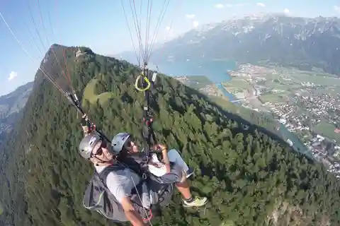 From Geneva: Paragliding and Interlaken Trip