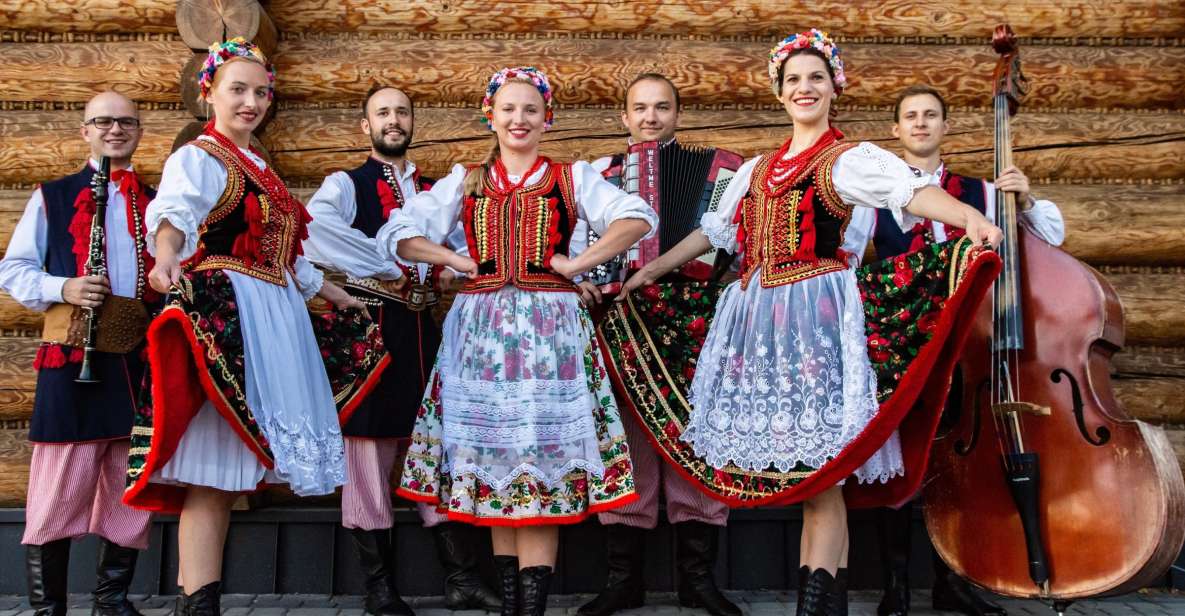 Fra Krakow: Polsk folkloreshow med spis-alt du-vil-middag