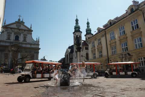 Krakau: privé sightseeing per elektrische auto