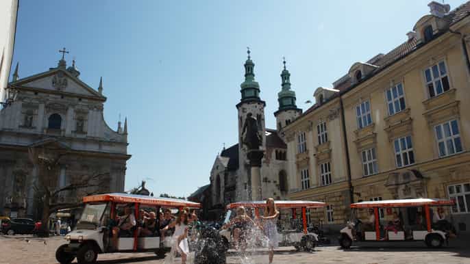 krakow private sightseeing by electric car