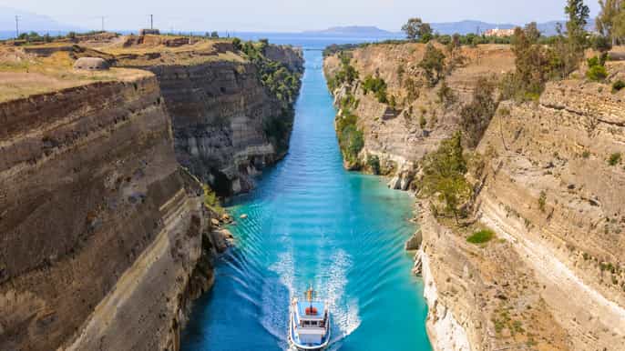 athènes visite privée du canal de corinthe et de mycènes