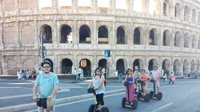 ancient rome 2hour segway tour around colosseum