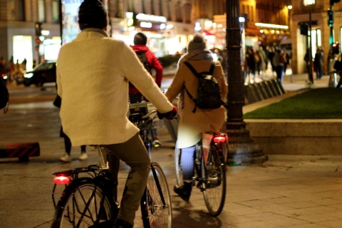 Paris en soirée : visite guidée à vélo