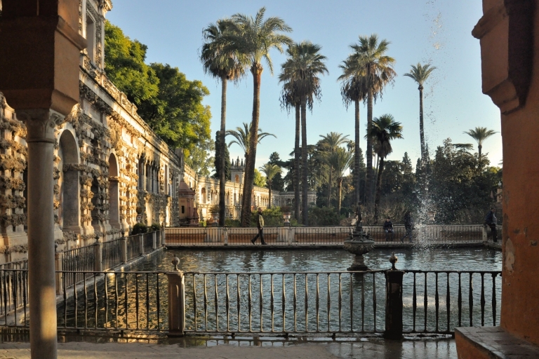 Sevilla: Kombi-Führung Alcázar und Kathedrale ohne AnstehenRundgang auf Französisch