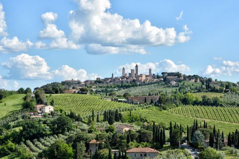 San Gimignano: Aperitif and Photoshoot in Private Tower