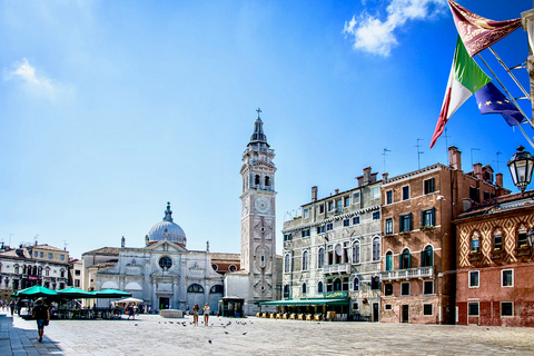 Venedig: Vandring och gondolturVenedig: Vandringstur och gondoltur på spanska