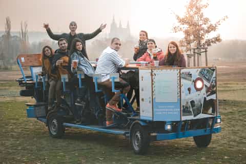 Prague: 1.5-Hour Beer Bike Tour
