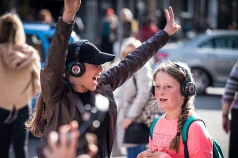 Dublin: Silent Disco Walking Tour