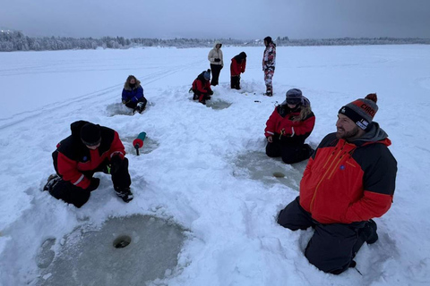Levi: Ice Fishing Experience with Bonfire and Lunch