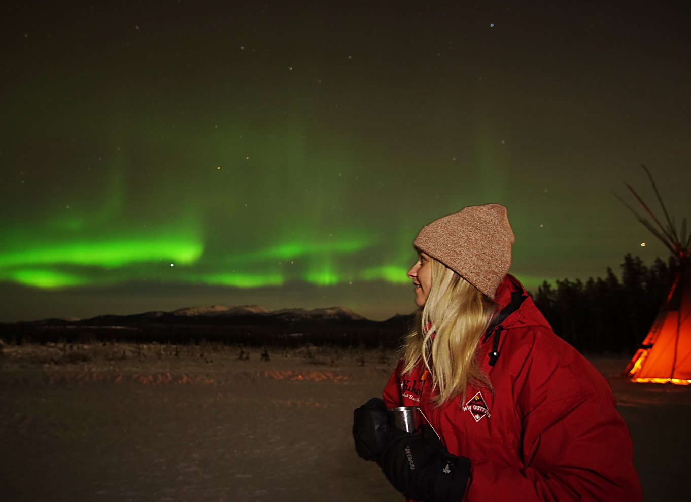 Yukon: Aurora Borealis aftentur for at se den sene aften