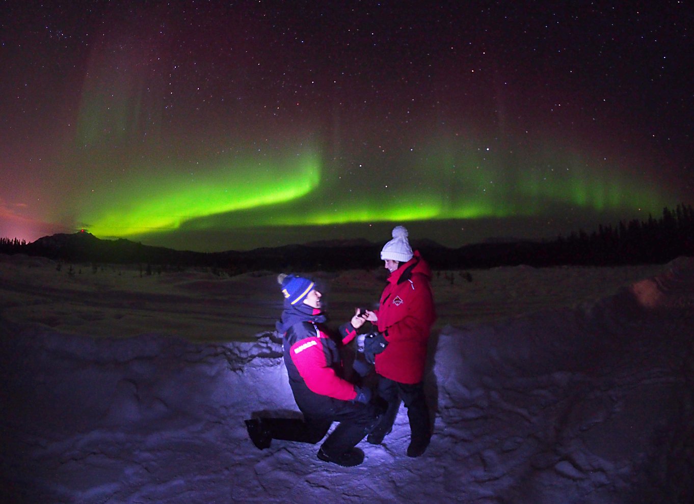 Yukon: Aurora Borealis aftentur for at se den sene aften