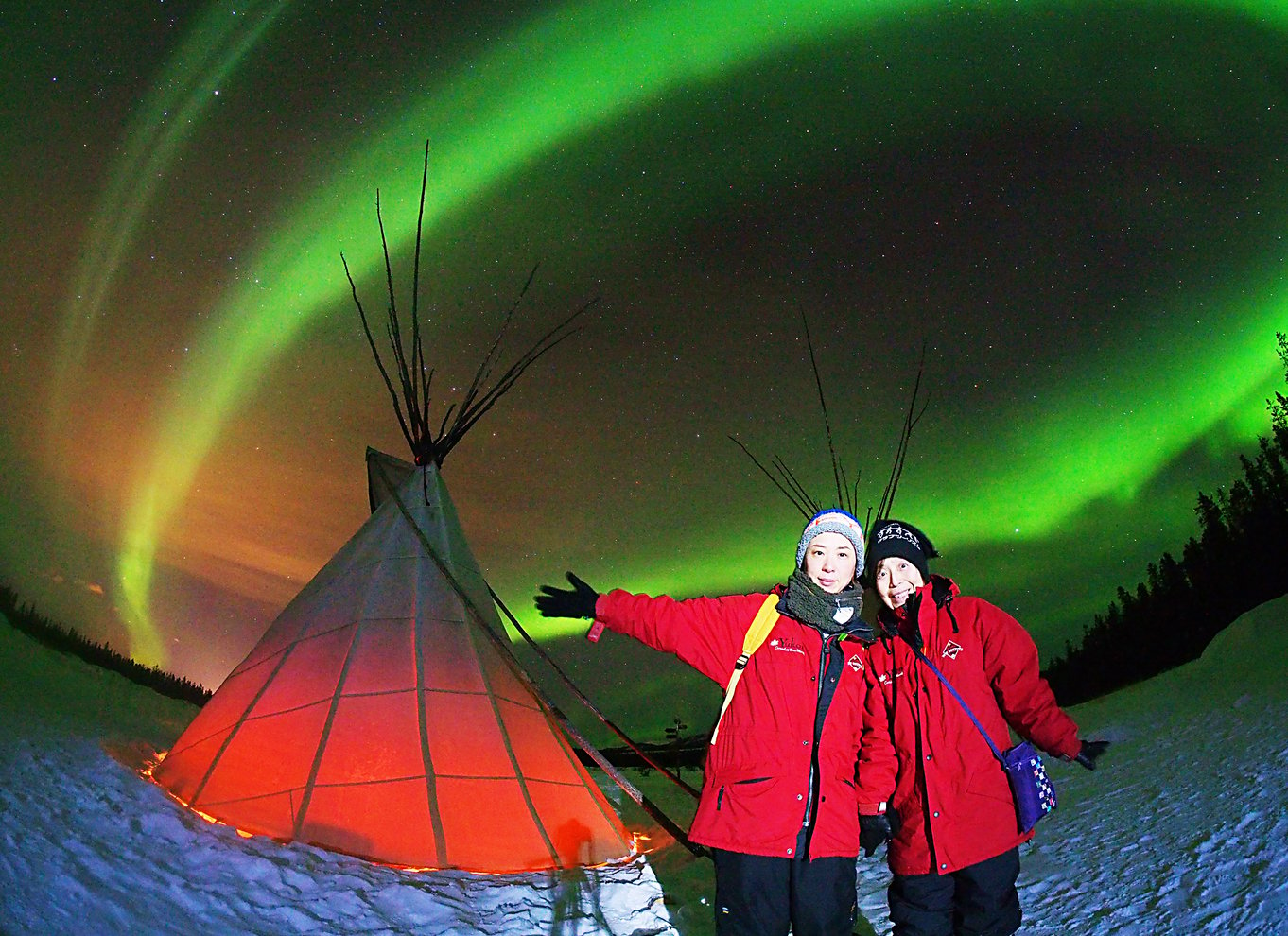 Yukon: Aurora Borealis aftentur for at se den sene aften