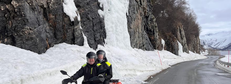 Alta : côte sauvage et histoire de la Seconde Guerre mondiale en quad