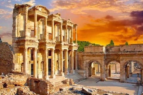 Journée complète, visite privée ou en petit groupe d'Ephesus, au départ de KusadasiTour en petit groupe