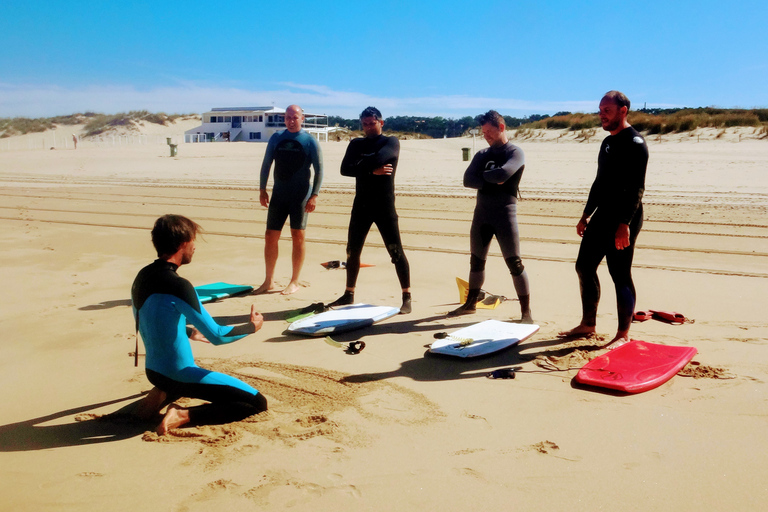 Lissabon Bodyboard Experience4 Hour Private Bodyboard Adventure met video-correctie