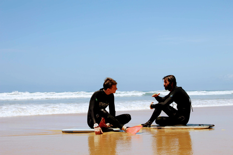 Lisbonne : expérience bodyboardActivité de bodyboard privée de 4 h avec correction vidéo