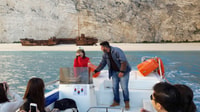 De St.Nikolaos, croisière en bateau vers la plage de Navagio et les grottes bleues - Housity