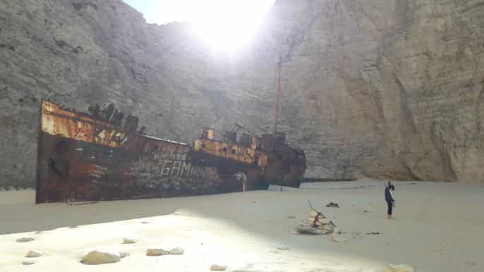 ab agios nikolaos navagio strand blaue grotte bootstour