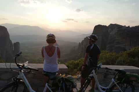Meteora Sunset Tour on E-bikes