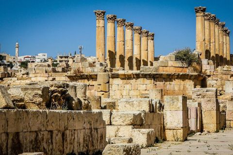Visite privée de Jerash et Ajloun au départ d'Amman