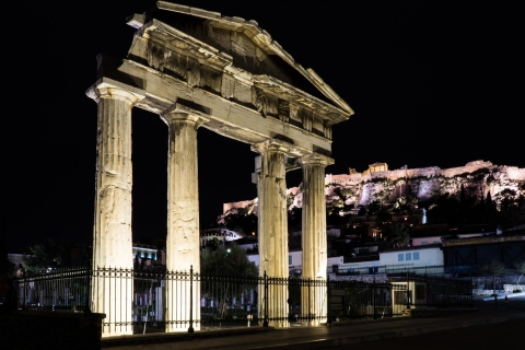 Atenas: tour nocturno de 2 horas en bicicleta eléctrica