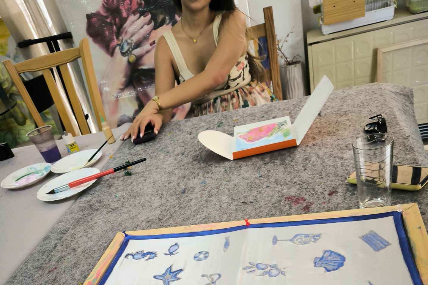 Create your own Greek Silk Scarf Souvenirs