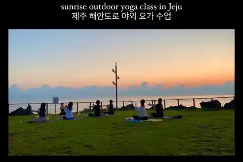 Jeju: Yoga en la playa al amanecer y al atardecer con Yumi Yoga