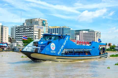 chao phraya river hopon hopoff boat pass