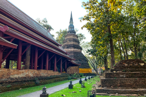 Depuis Chiang Mai : visite du temple blanc et Triangle d’orPetit groupe