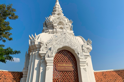 Da Chiang Mai: Escursione di un giorno al Tempio Bianco e al Triangolo d&#039;OroTour per piccoli gruppi