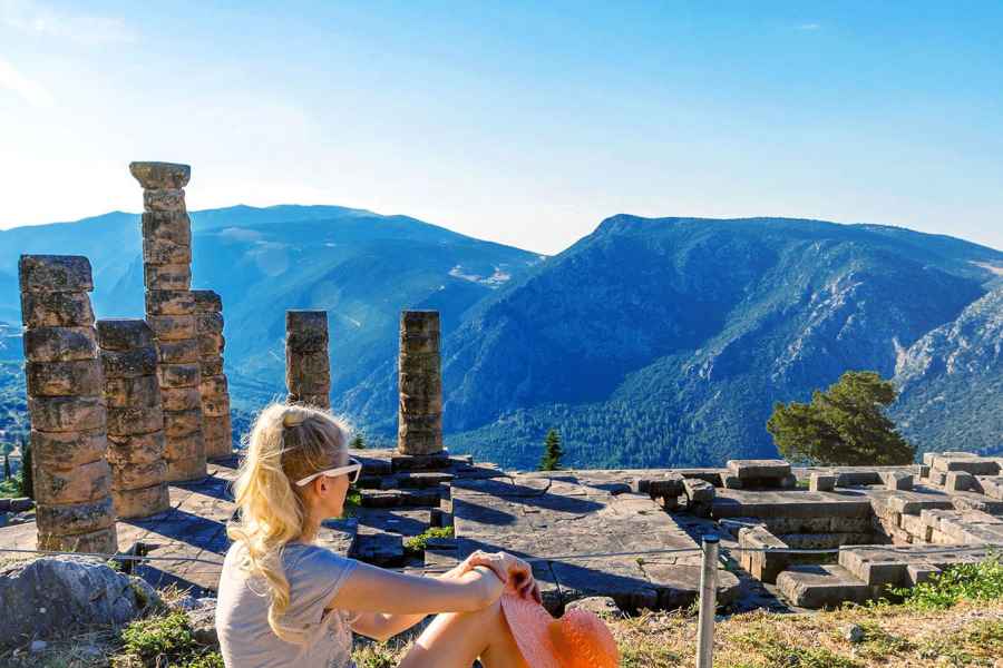 Von Athen aus: Geführter Tagesausflug nach Delphi und Arachova