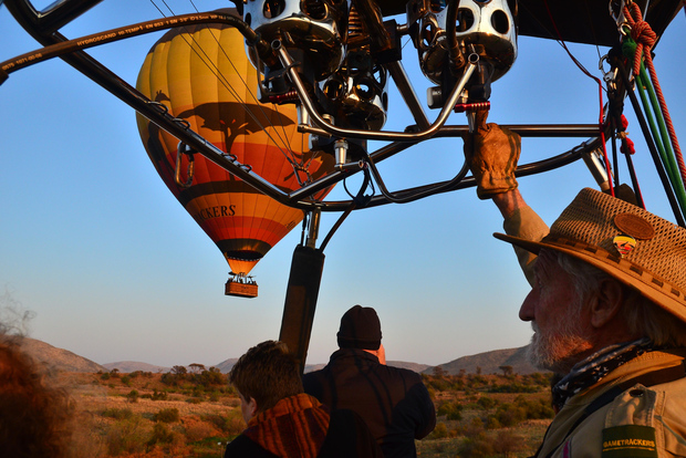 Parc national de Pilanesberg/Sun City : vol en montgolfière