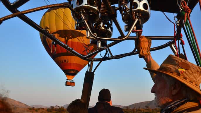 pilanesbergnationalpark heißluftballonsafari in sun city