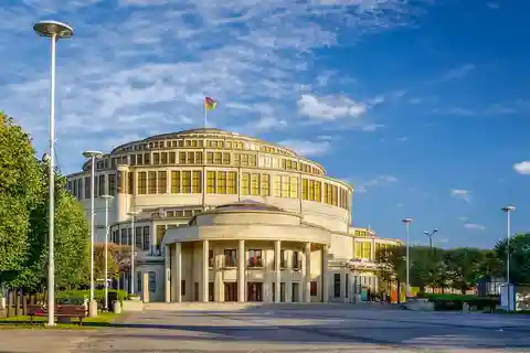 Wrocław Centennial Hall och omgivningar Privat tur UNESCO