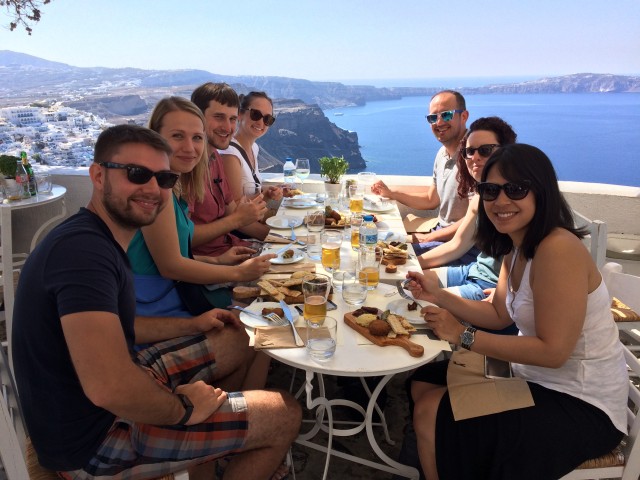 Visit Fira 4-Hour Walking Food Tour With Tastings in Amoudi Bay and Fira