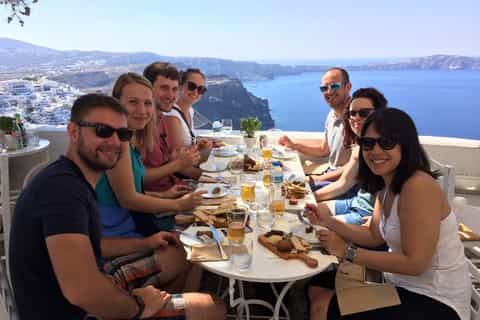 Fira: 4-Hour Walking Food Tour With Tastings