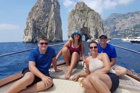 Capri: Private Boat Tour from Sorrento